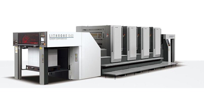 Вот он, красавец. Промышленный притер Komori (одна из моделей) / https://www.komori.com
