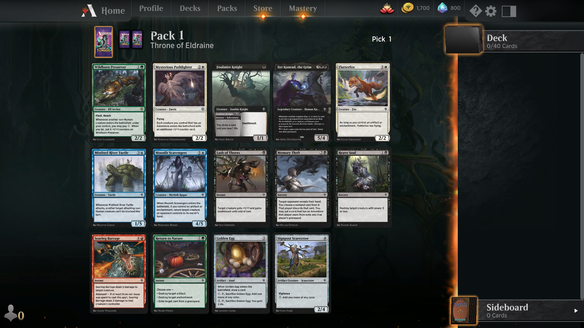 Pack 1 Pick 1