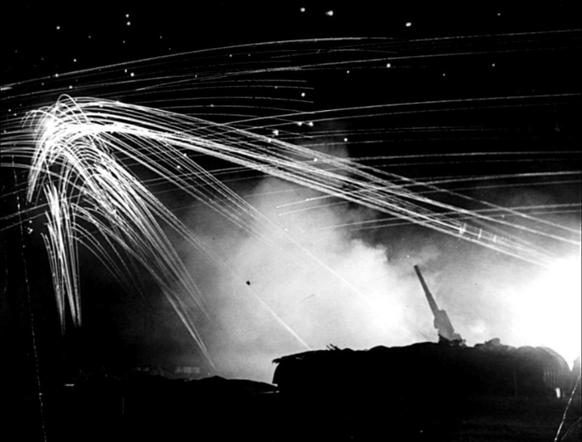 Отражение ночного налёта немецкой авиации 