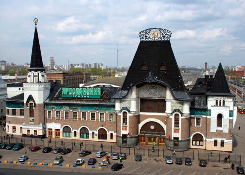 
Фото 1. Здание Ярославского железнодорожного вокзала в городе Москве