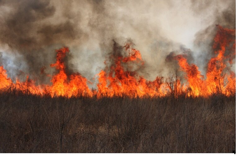 Пожар может быть разного характера , а главное - это ваше отношение к пожару.