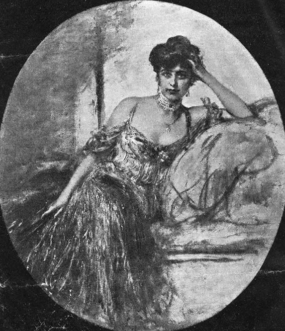 Джеральдина Фаррар. Ф Каульбах. 1906 г (журнал "Нива")