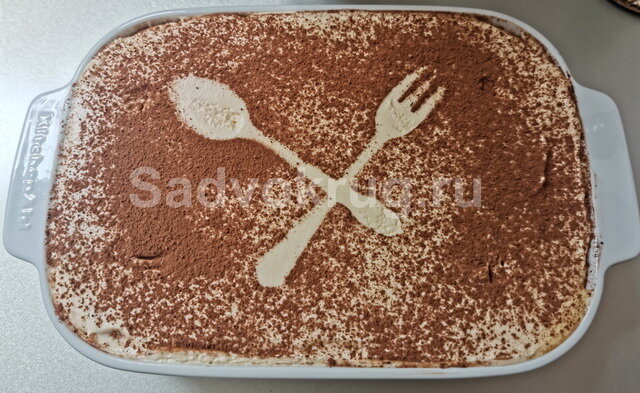 Очень вкусный тирамису в домашних условиях