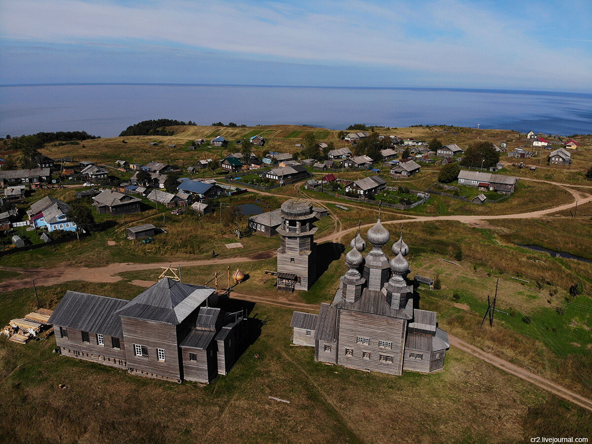 Белое море деревня Ворзогоры