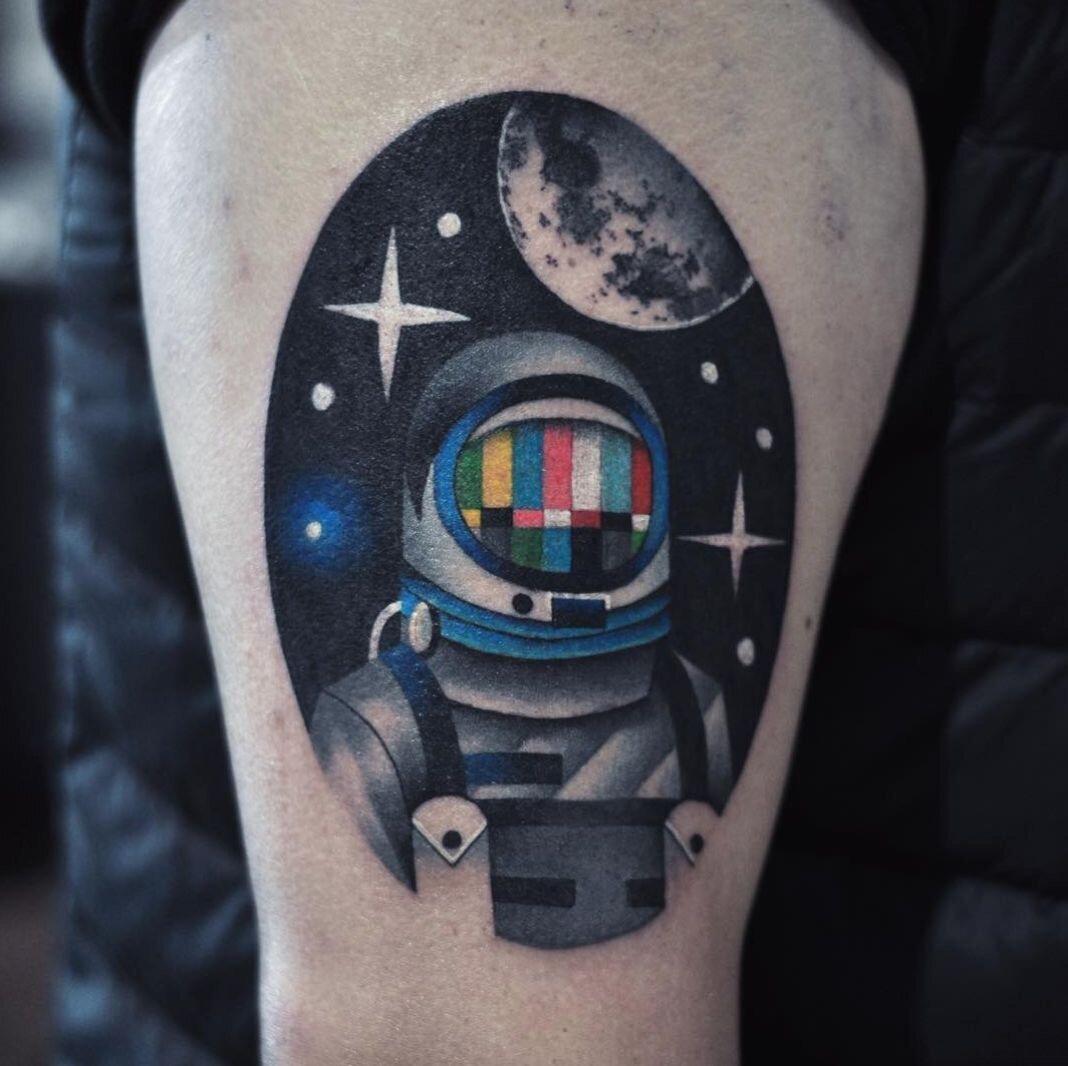 Татуировка астронавт