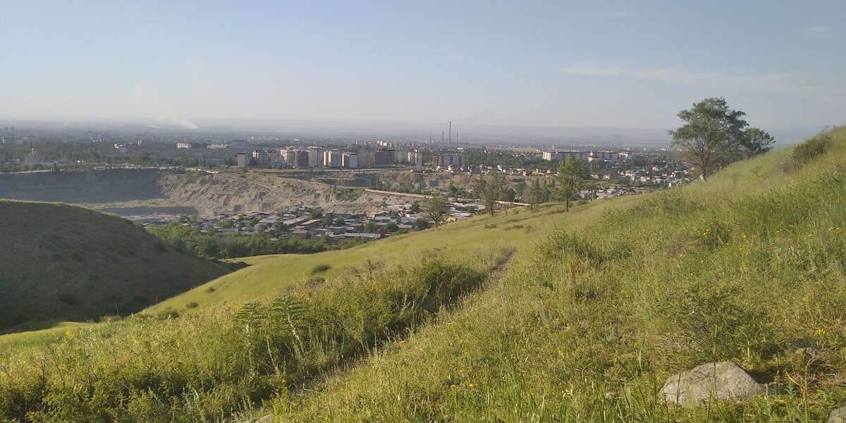 Холмы, с которых открывается вид на Бишкек.