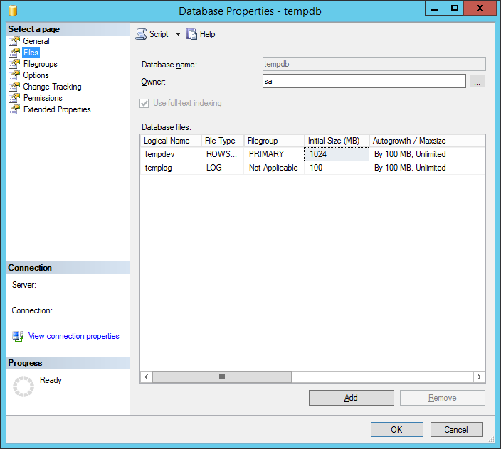 Mssql tempdb. Kaspersky Security Center log.