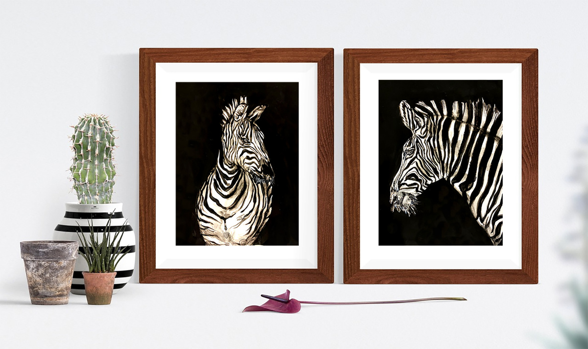 Варианты парных картин в оформлении.