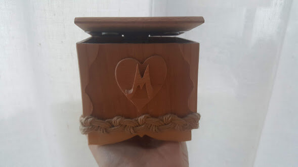 Именная деревянная шкатулка.