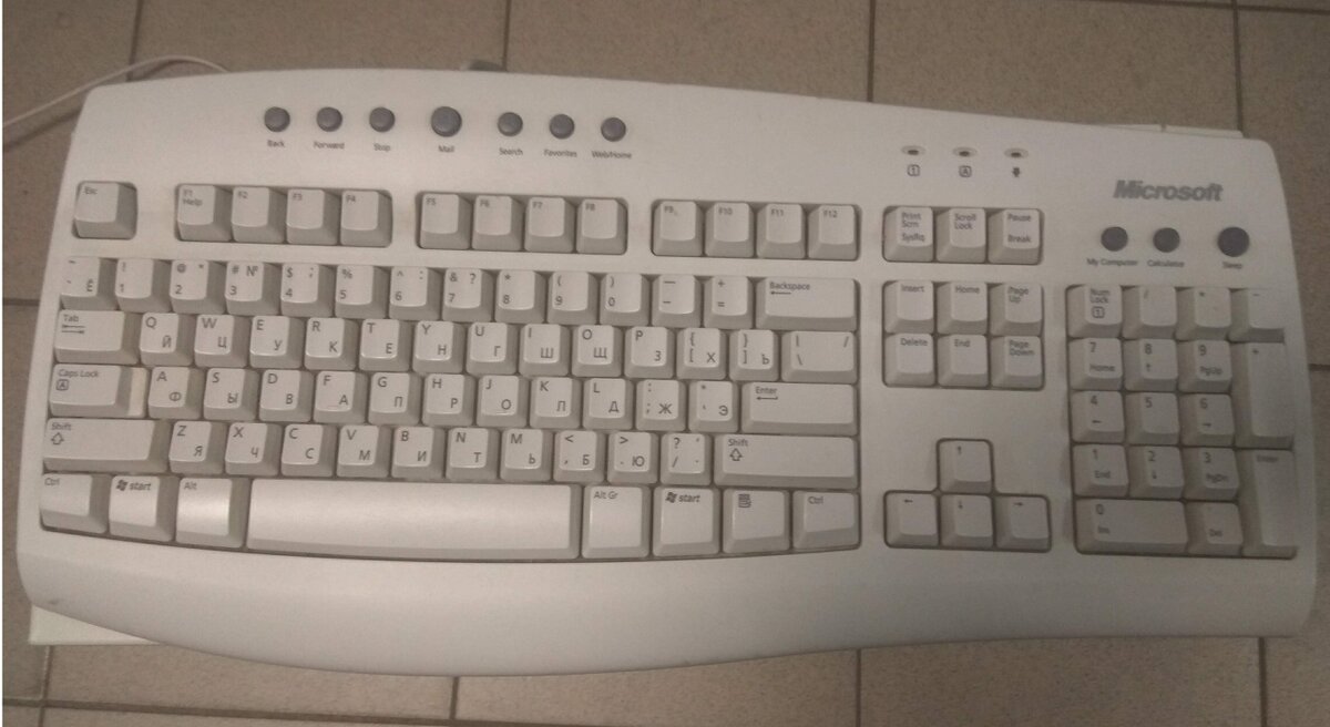 Клавиатура Microsoft Internet Keyboard 