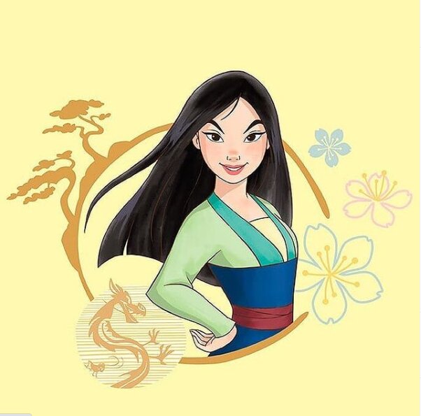 Мулан, арт неизвестного художника