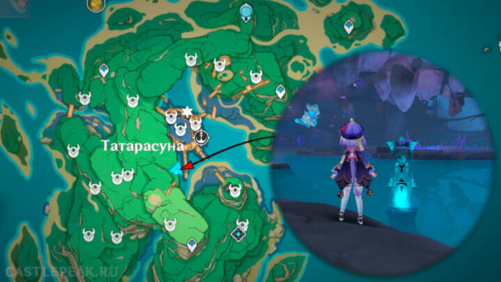 Местоположение испытания