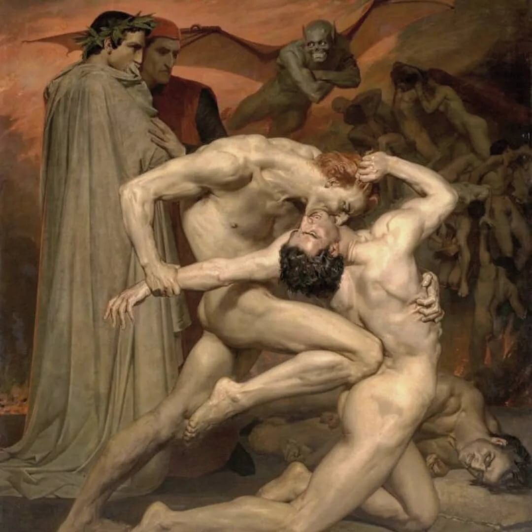 Данте и Вергилий в Аду. В. Бугро. Музей Орсэ