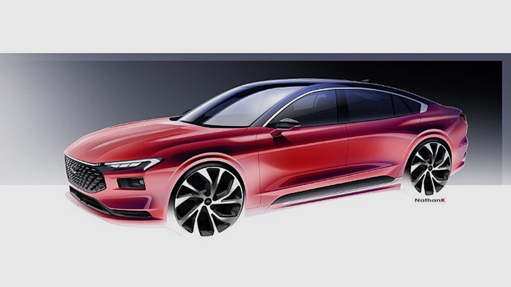 Официальный эскиз нового Ford Mondeo для Китая