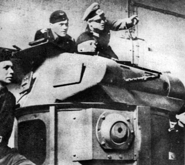 Тренажер для подготовки наводчиков с использованием башни легкого танка Pz.II