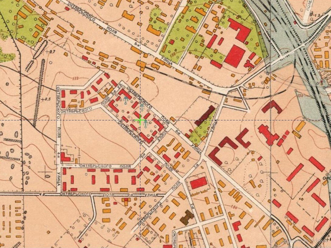 Карта Москвы 1952 г.