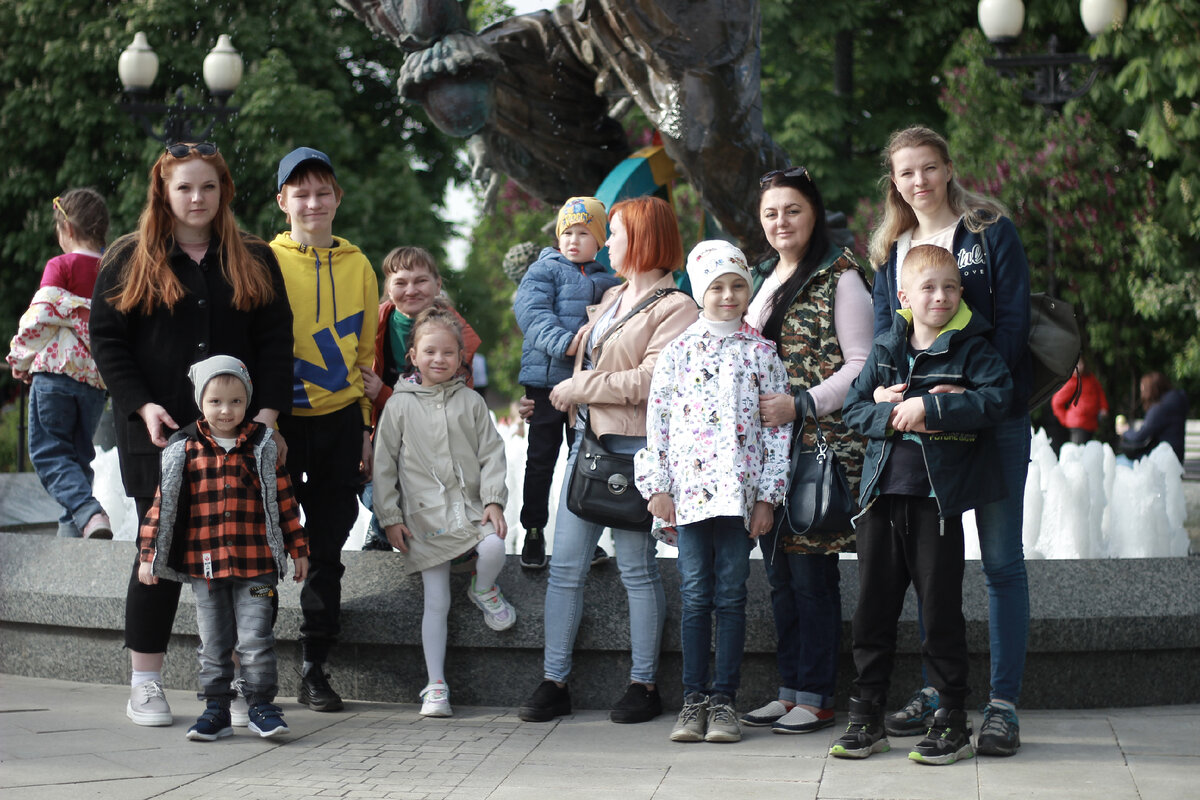 Общее фото после посещения Московского Цирка Никулина