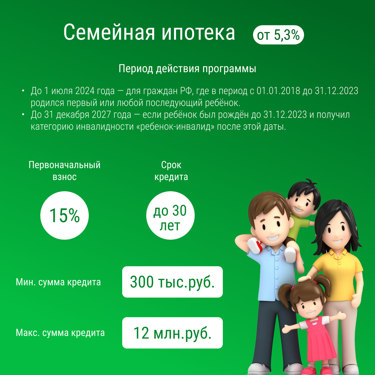 Семейная ипотека