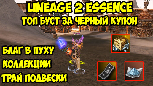 Топ буст за черный купон в Lineage 2 Essence.