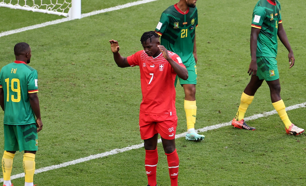 Эмболо не празднует забитый мяч