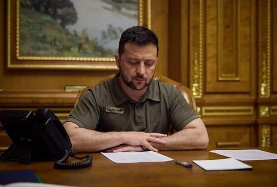    Президент Украины Владимир Зеленский