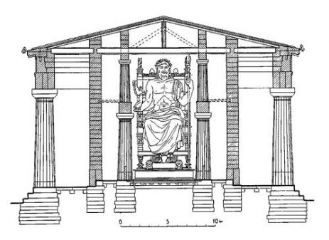 Храм Зевса олимпийского в Афинах реконструкция