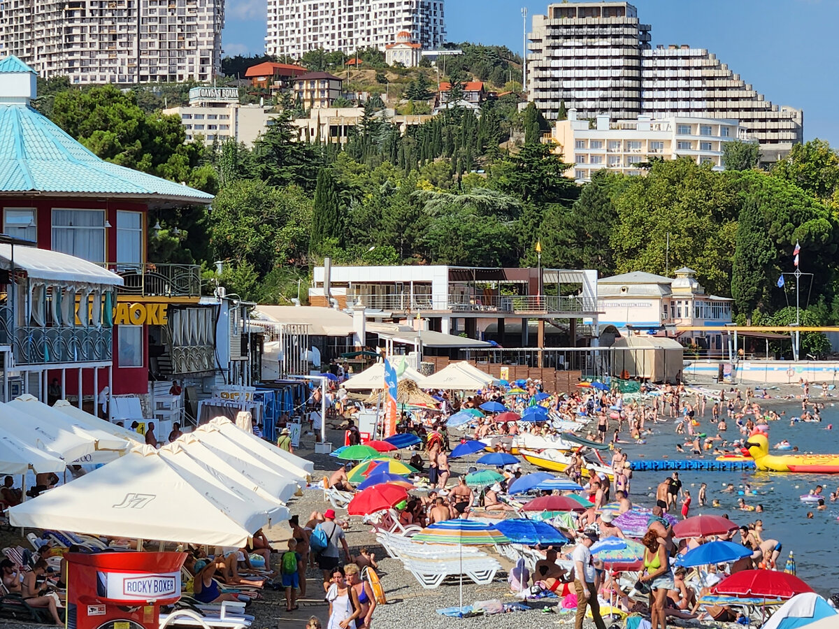 в алуште на пляже