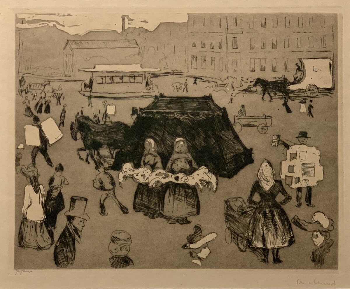 Катафалк. Потсдамская площадь.1902 год.