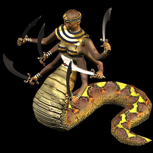 Наги из серии игр HoMM (Герои Меча и Магии)