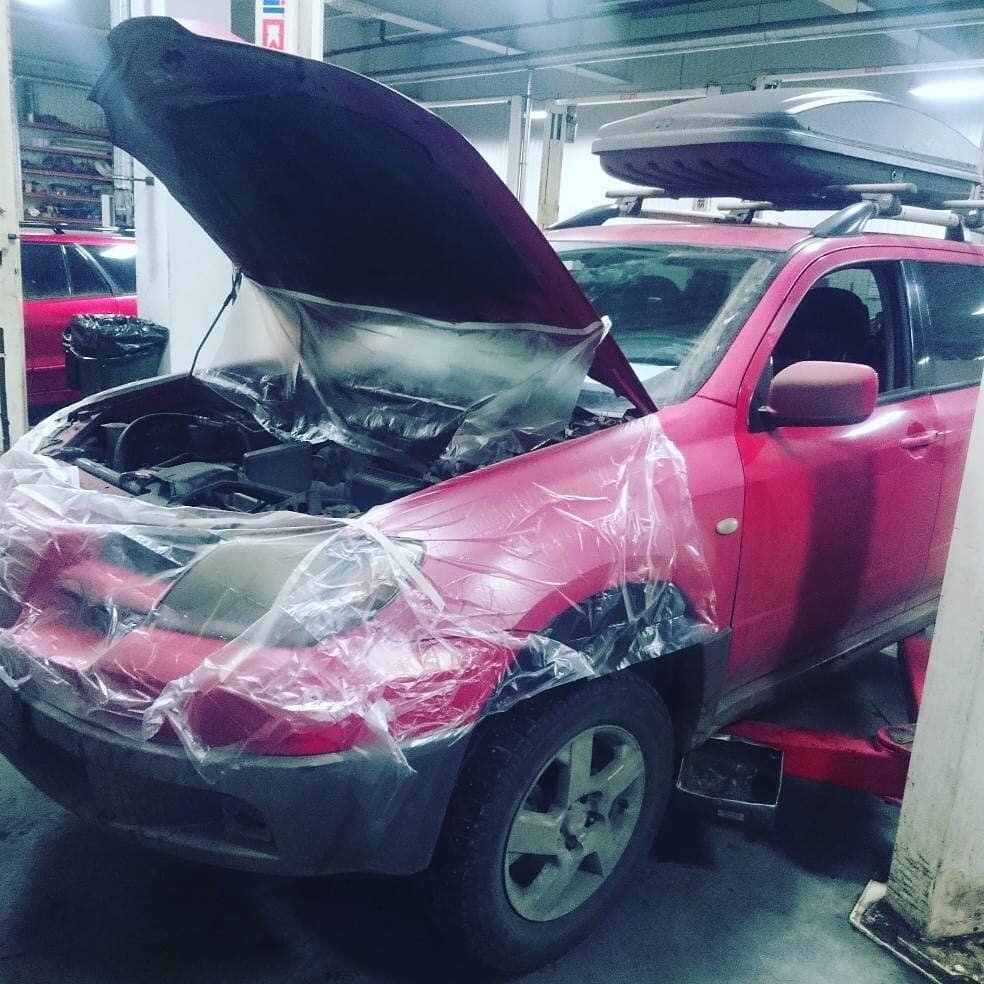 Машина на плановом ТО