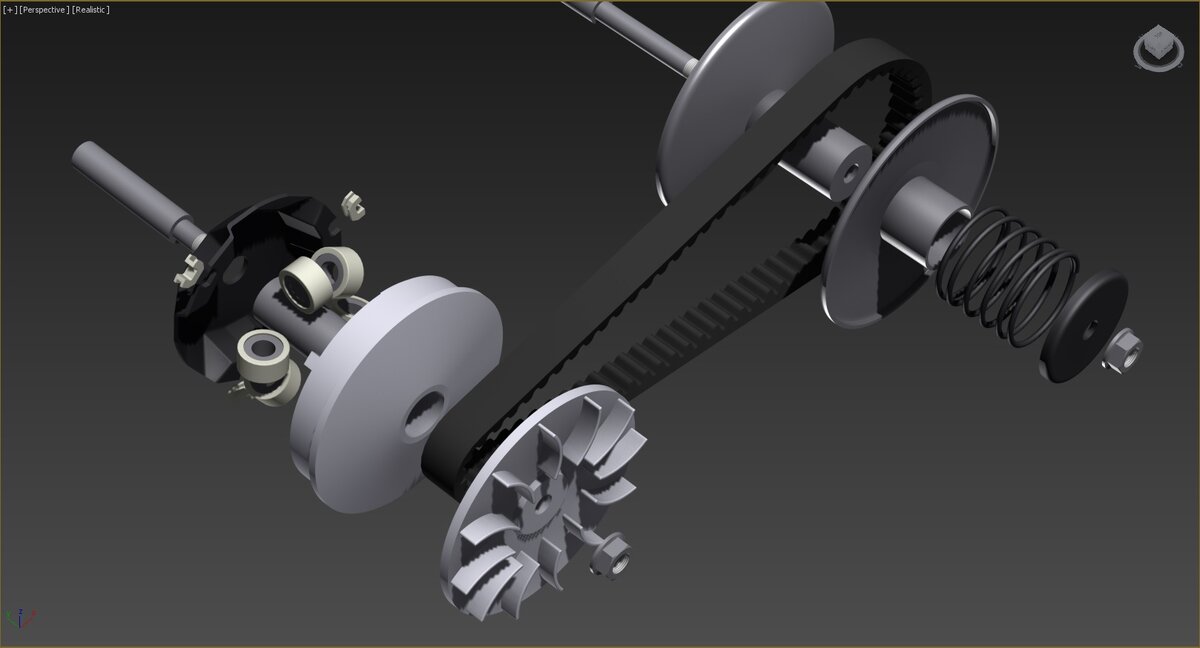 Трансмиссия скутера