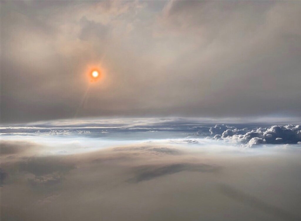 Спутниковое изображение огненного облака. Фото: Fire CLoud