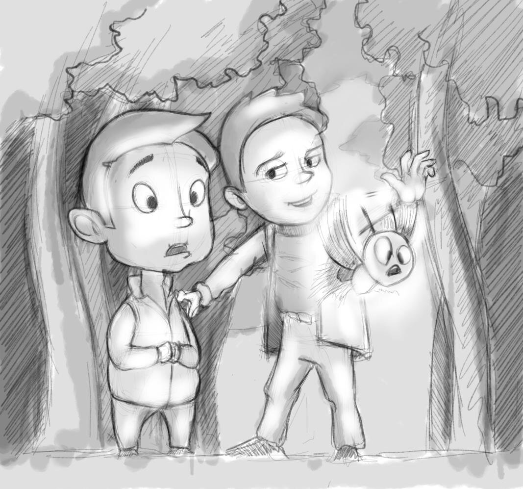 рисунок автора канала