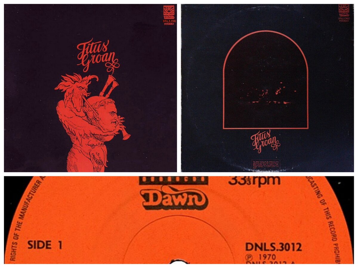 Обложка виниловой пластинки «Titus Groan». www.discogs.com