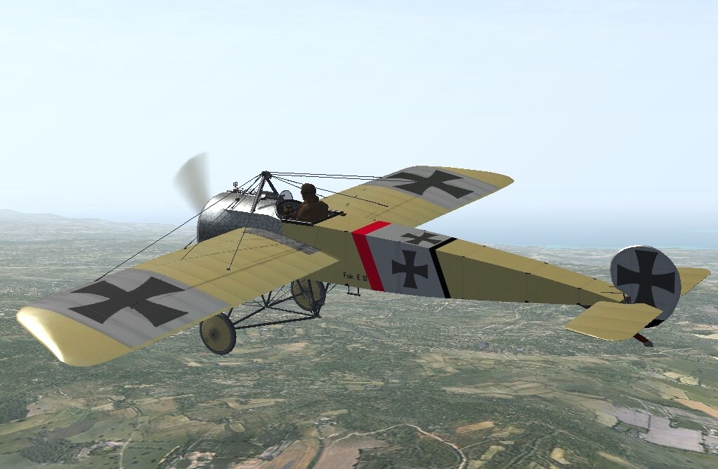 Фоккер е3. Фоккер е III. Самолёт Fokker e 1. Ernst Udet Fokker e III.