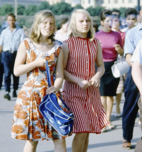 Советская мода второй половины 60-х. Фото: pinterest.com