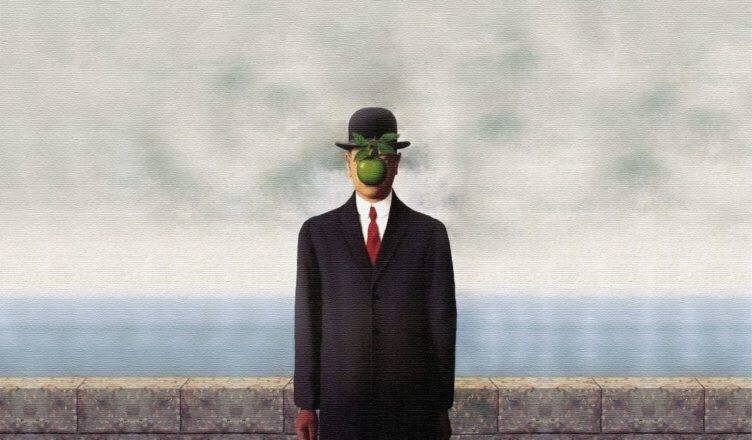 Рене Магритт "Сын человеческий"