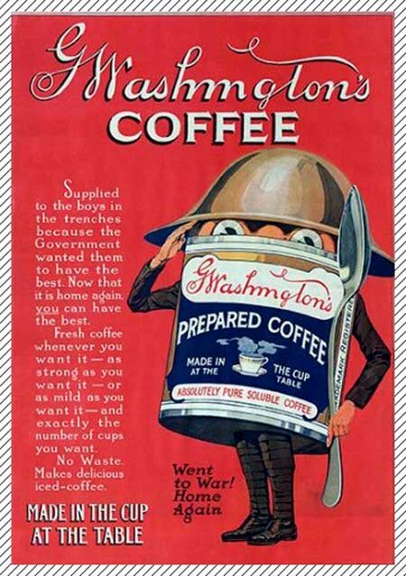 Реклама кофе, Нью-Йорк, 1919 г.