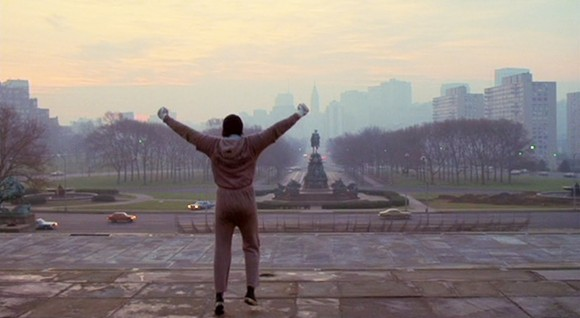 Кадр из фильма "Рокки", реж. Сильвестр Сталлоне (1976)