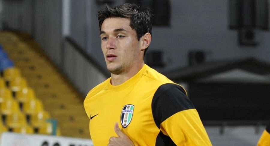 Игрок сборной Украины Яремчук