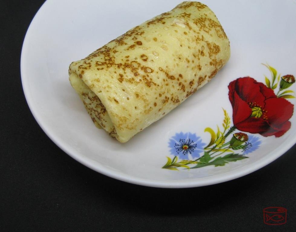 Разогретый блинчик с печенью