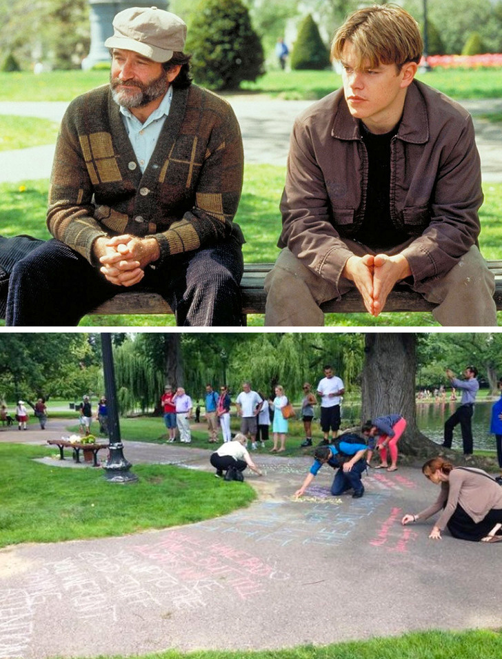 © Good Will Hunting / Miramax Films   © BostonTweet / Twitter  