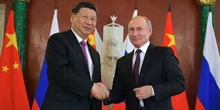 Си Цзиньпин и В. Путин