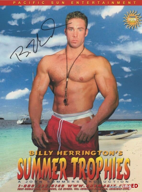 Billy Herrington в на обложке журнала Playgirl