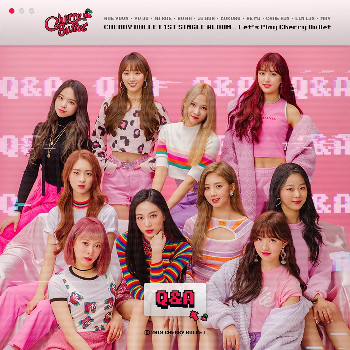 Cherry Bullet в составе 10 человек (сейчас девушек 7)