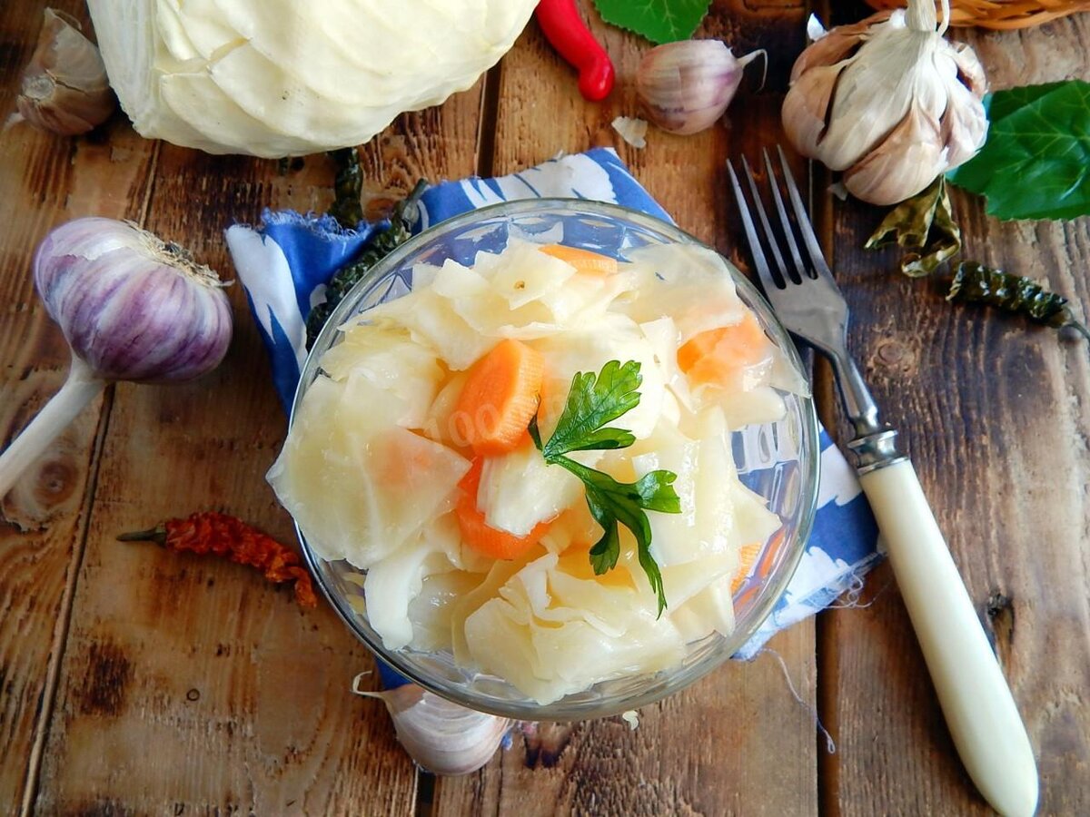 Рецепт приготовления капусты кусочками