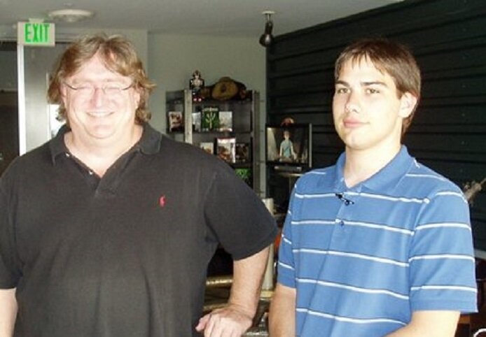 Гейб Ньюэлл и Аксель Джембе