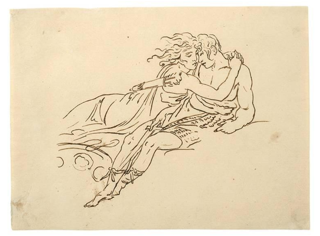 "Венера и Марс". Бонавентура Дженелли (1798 -1868), Германия