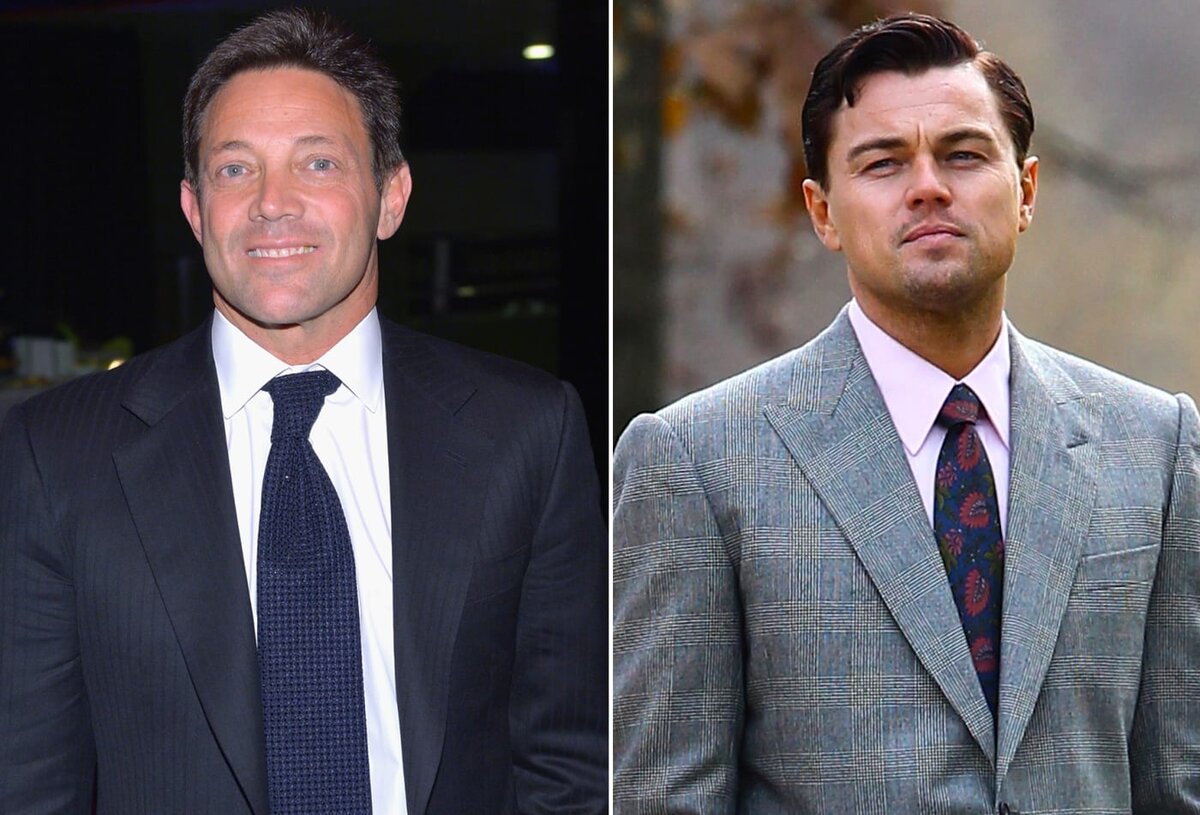 Джордан Белфорт слева