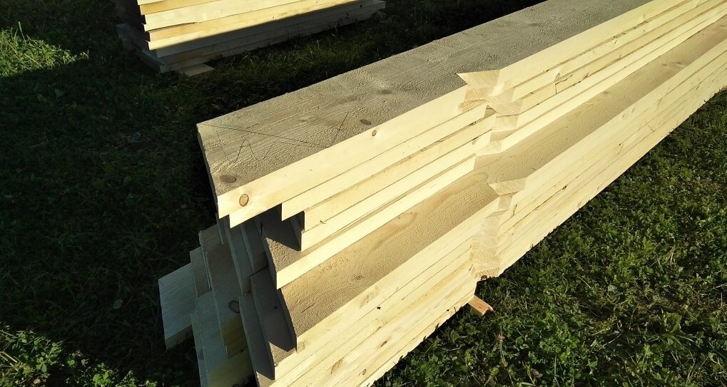 Стропила из доски 250*50.